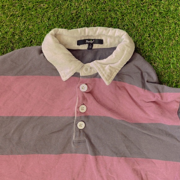 Cropped pink white and purple sweater - Picture 2 of 3